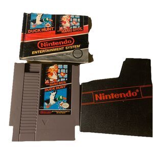 1988 SUPER MARIO BROS & DUCK HUNT COMBO VINTAGE NES NINTENDO VIDEO GAMES